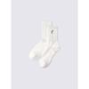 GU by Uniqlo Warm High Ankle Socks Embroidery