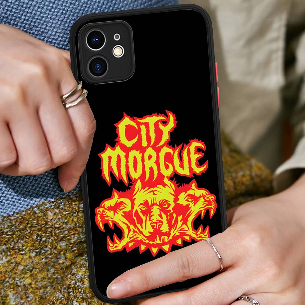 C-City M-Morgue Zillakami Phone Case For IPhone 11 12 13 14 15 16 Pro Plus X XS MAX Matte Bumper Shockproof Cover