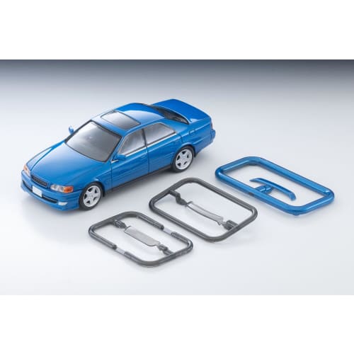 TOMYTEC Tomica Limited Vintage Neo 1/64 Scale LV-N224e Toyota Chaser 2.5 Tourer V (Blue) 1998 Model, Finished Model, 337164