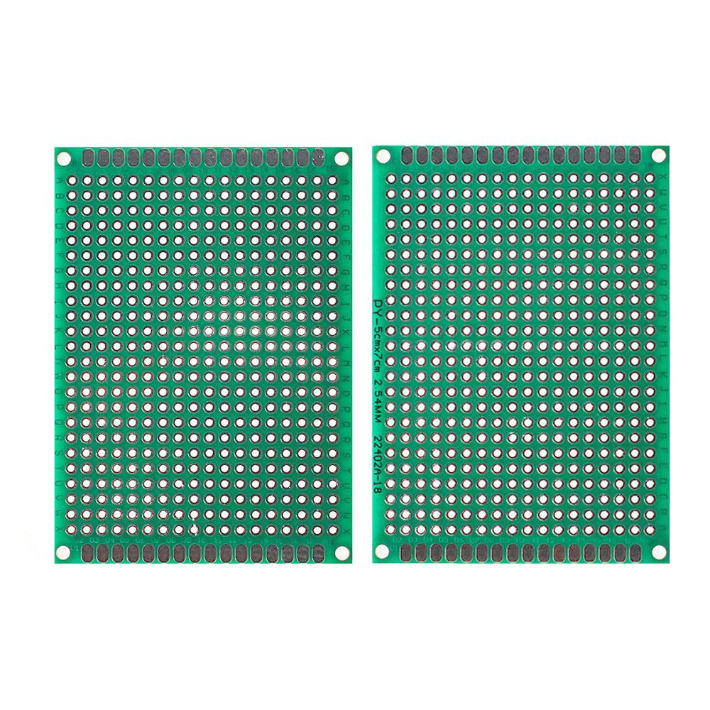 10PCS 5*7CM Pcb Board Green DIY Main Boards Double Sided Prototype Pcb Universal Board