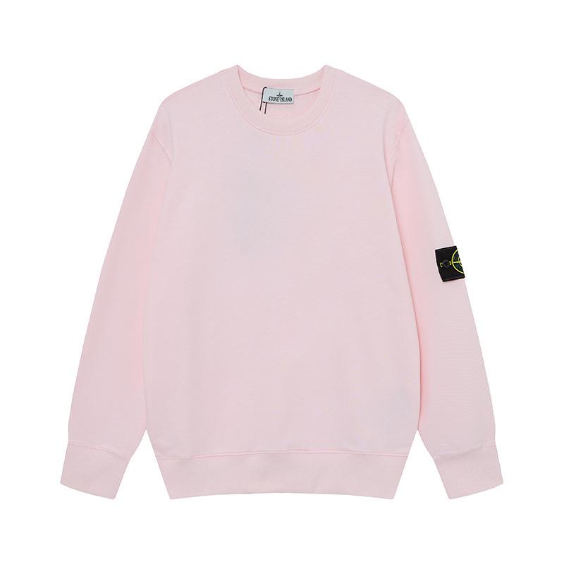 STONE 20SS Unisex Bluza z okrągłym dekoltem z naszywką kompasu: Funkcjonalny, Codzienny