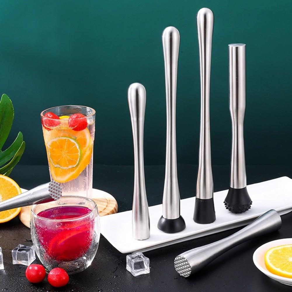 Crushing Crushed Ice Hammer Stainless Steel Popsicle Stick Tool Cocktail Muddler  Juice Muddling