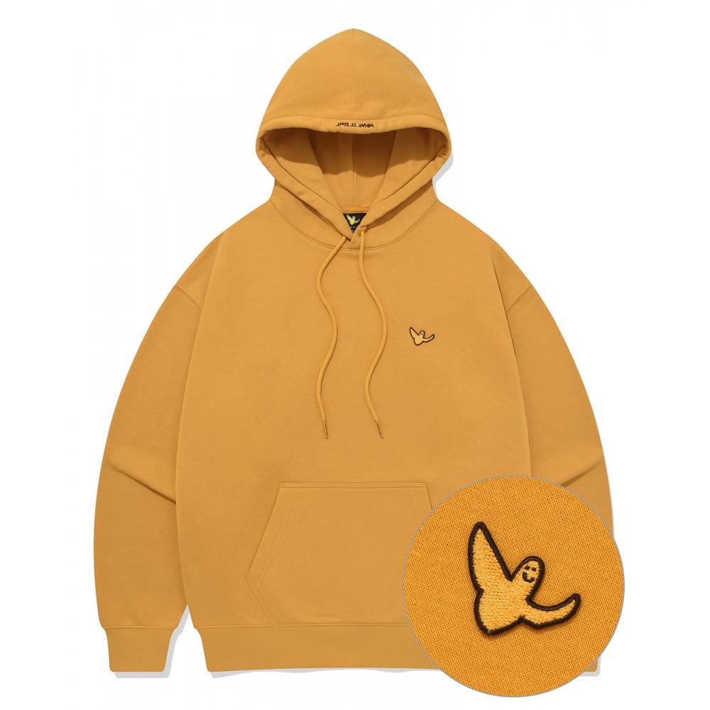 

WHATITISNT 23FW Angel Wappen Hood Mustard