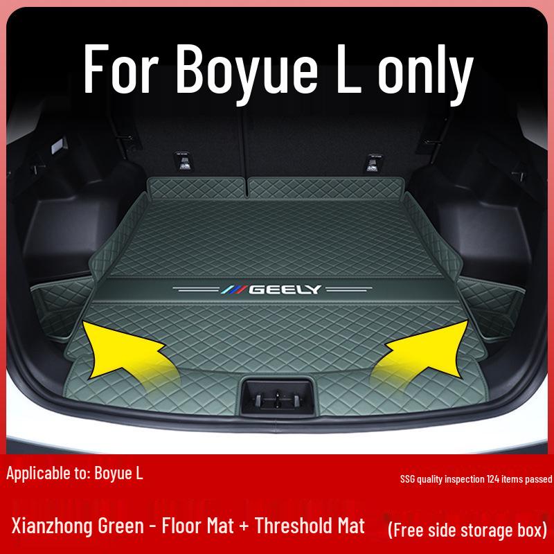 Geely Boyue L 2024 Trunk Mat - Full Coverage Tail Box Interior Decor Fán