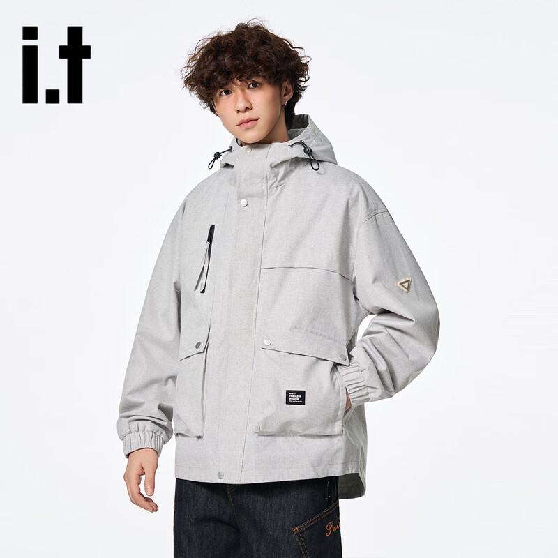 Izzue.t Unisex Kapuzen-Windjacke Arbeitskleidung