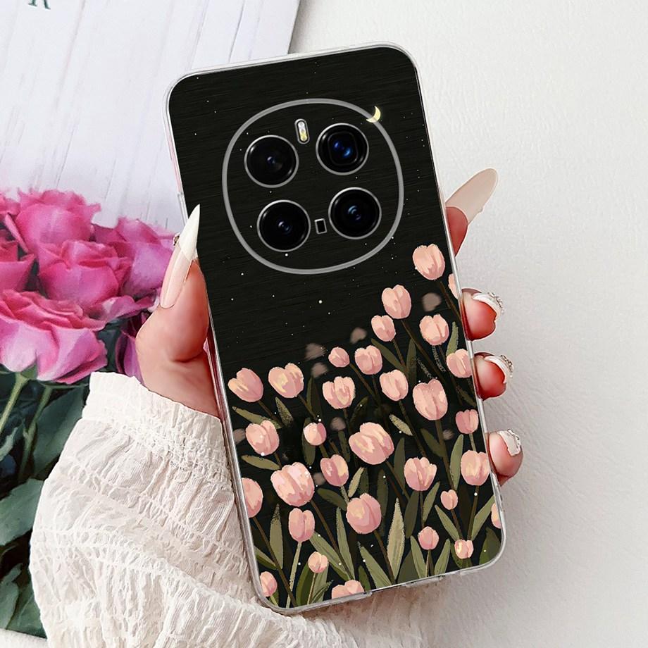For Honor Magic 7 Pro Phone Case Magic7 Magic 6 Lite 5 Lite Back Cover Girly Fashion Flower Butterfly Paintong Soft TPU Bumper
