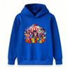 Kids Boys Girls Funny Circus Cartoon Print Hoodie Casual Long Sleeve Pullover Hooded Sweatshirt For Children Daily Wear