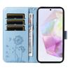 For Samsung Galaxy A56 5G/M56 5G Leather Wallet Case with Strap Dandelion Imprint Phone Stand Cover