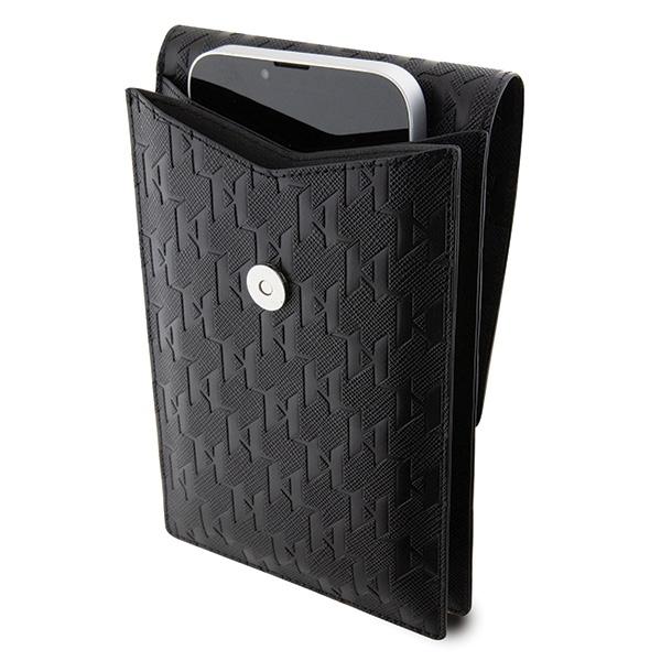 Karl Lagerfeld Borsa KLWBSAKHPKK nero/black Saffiano Monogram Iconico