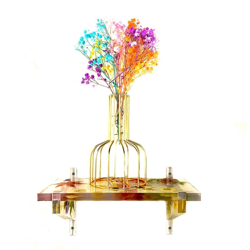 Rectangle Shelf Mold Silicone Display Stand Tray Epoxy Casting Mould Jewelry Holder Storage Rack DIY Craft Home Decor