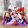 HHazbin Hotel Charlie Cartoon Soft Blanket for Home Bedroom Bed Sofa Picnic Travel  Cute Throw Blanket Gift for Kids and Fans