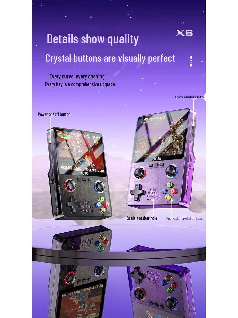2025 Open Source Handheld-Spielkonsole mit 11 vorinstallierten Simulatoren und Tausenden von Spielen - Perfektes Geschenk für Freunde