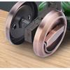 Invisible Recessed Door Lock Stainless Steel Handle Keyless Mechanical Outdoor Fire Proof Home Security Hardware