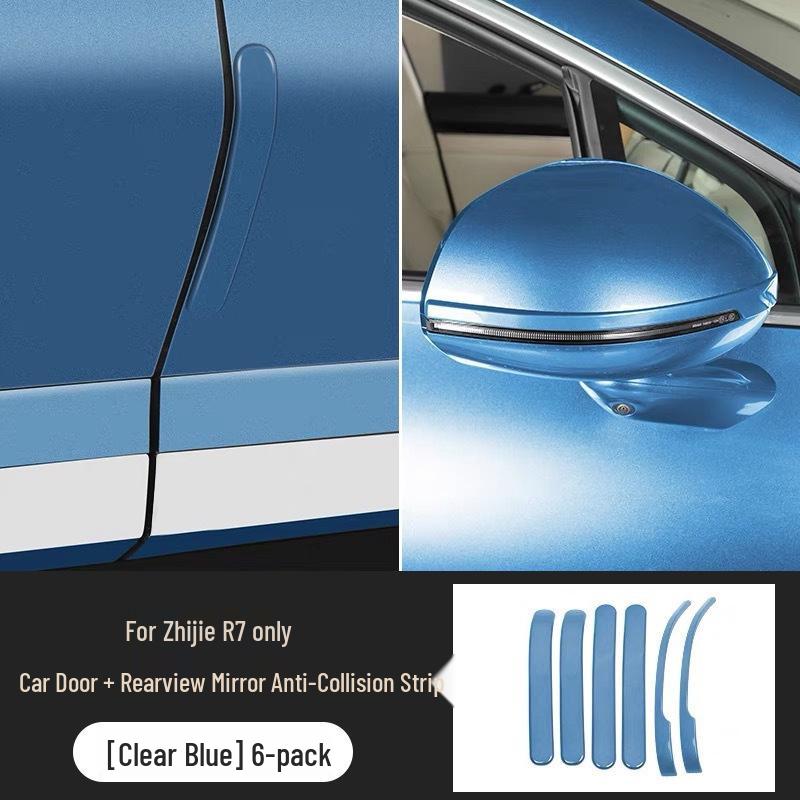 Zhiji R7 Rearview Mirror Anti-Collision & Anti-Scratch Interior Strip