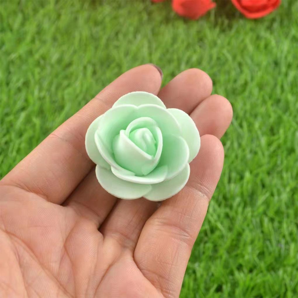 500x Beautiful And Realistic Flower Arrangements Effortlessly PE Foam Rose Head Artificial Flower