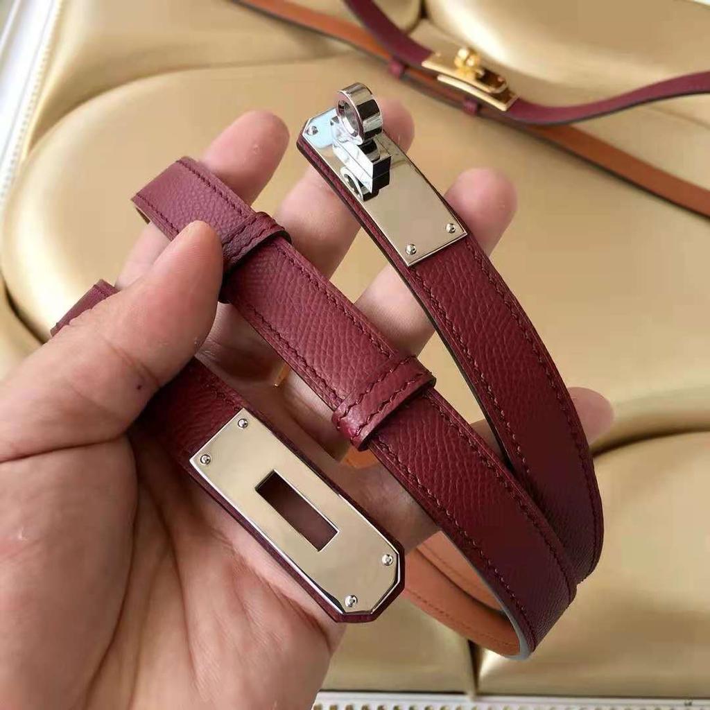 Double-Sided Head Layer Cowhide Belt Women's Fashion All-Match Four Seasons Recommended Clothes Accessories Free Size