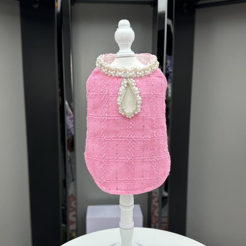 

Cat Dog Vest Coat Spring Pet Clothes Apparel Yorkshire Terrier Maltese Clothing Puppy Pomeranian Shih Tzu Small Dog Costume Pink XS（old） розовый