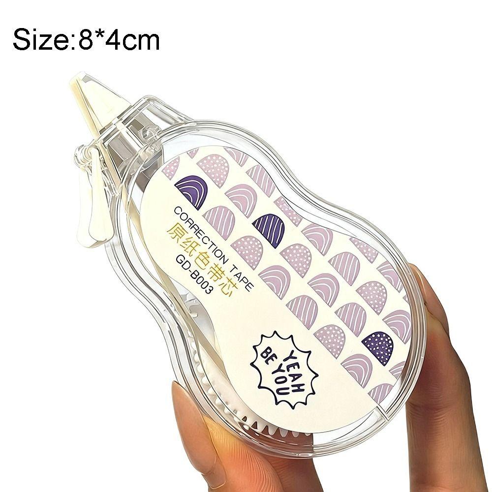 5pcs/Set Large Capacity Correction Tape Flip Design Student Alteration Tape  School Supplies