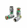 4Pcs Car Tire Pressure Monitor Valve Stem Caps Tire Pressure Monitor Sensor Indicator Set