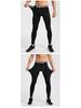 Men's Fleece-Lined Sports Base Layer Pants for Running, Autumn Home Wear, with Lettered Waistband
