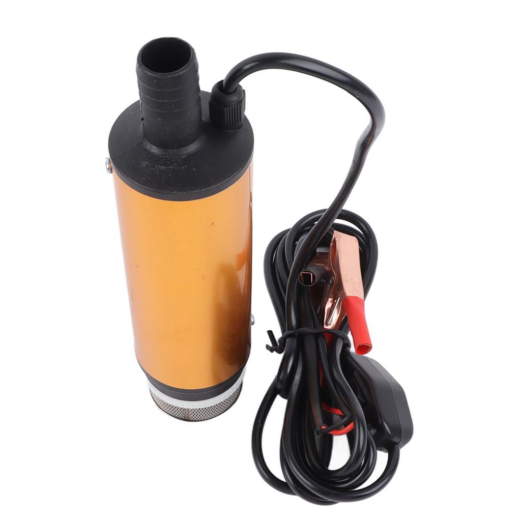 Fuel Transfer Pump 24V Aluminum Alloy Efficient Electric Self Priming Diesel Pump for Car Marine