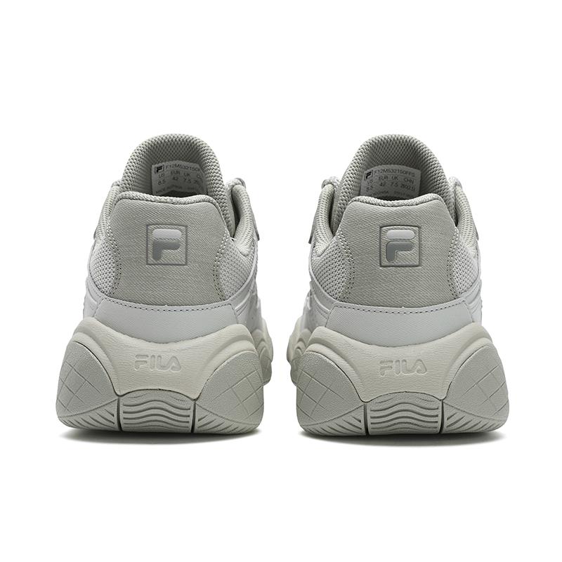 New FILA Breathable And Lightweight Low Top Casual Shoes Men's Gray Silver F12M532150FFS