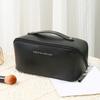 Travel Cosmetic Bag Open Flat Waterproof Faux Leather Makeup Bag Toiletry Organizer with Multiple Compartments for Vacation Trip