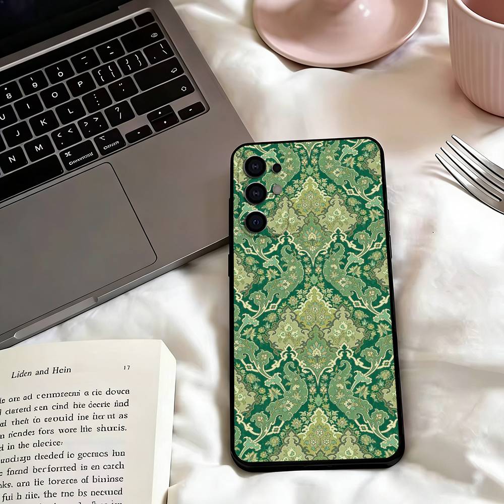 William-m Morris-s Thief Design Phone Case Black Silicone Soft For Samsung S25,S24,S21,S22,S23,S30,Ultra,S20,Plus,Fe,Lite