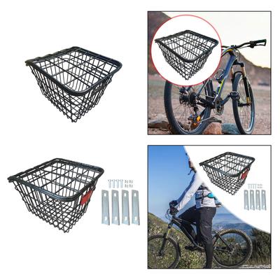 Panier arrière de vélo léger pour la plupart des porte-bagages arrière de vélo VTT
