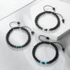 Creative Sporty Agate Beaded Bracelet - Adjustable and Fashionable