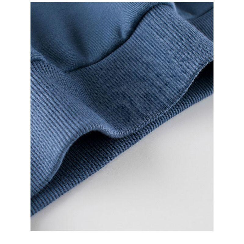 27Kids Children's Clothing Children's Fleece-Lined Sweater Boys Fleece Pullover Tops Baby Boys' round Neck Dinosaur Clothes