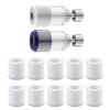 Upgrades Water Filter Flexible Rotates Filter Simple Install Faucet Filter Water Tap Filter Brass & ABS for Faucet