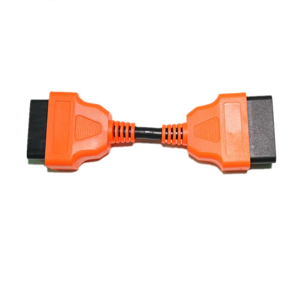 

OBD 2 Cable 16Pin Extension Cable Adapter 13cm 16 Pin Male to Female OBD II OBD2 Yellow Extension Cable Connector Adapter помаранчевий