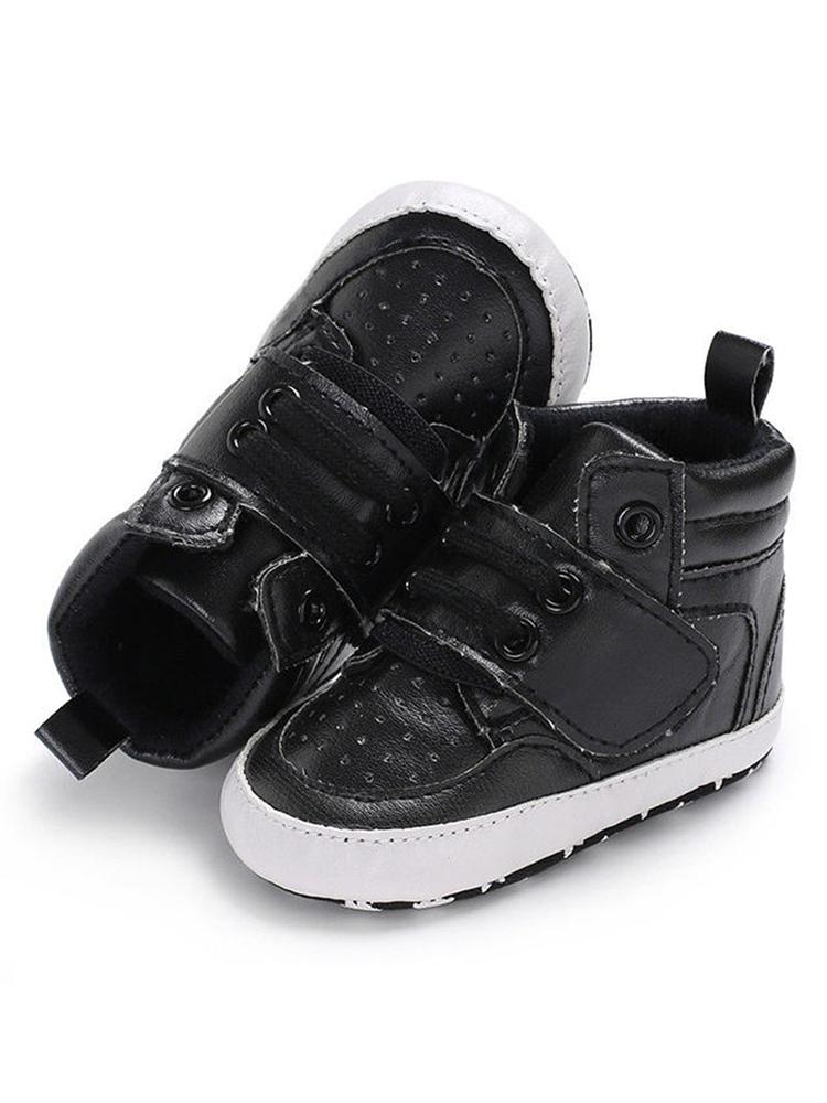 

Новинка 2024 года, обувь для кроватки на мягкой подошве для новорожденных мальчиков и девочек, теплые ботинки, нескользящие кроссовки из полиуретана, дышащие однотонные кроссовки для первых ходунков, От 0 до 18 месяцев 13cm