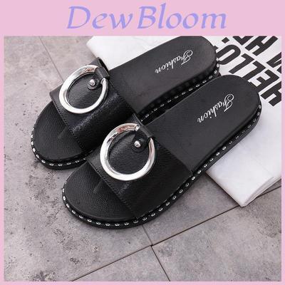 Luxurious Summer Outdoor Sandals Sexy Women Beach Flat Sandal Shoes In Classic Style