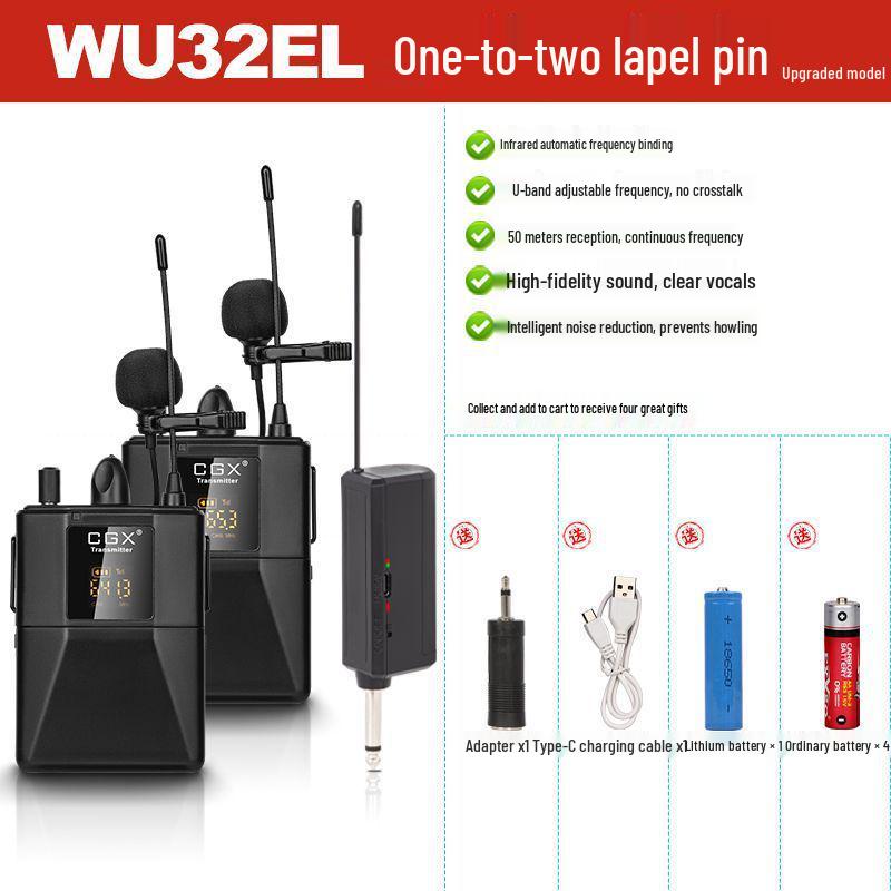 UHF Wireless Lavalier Microphone for Mobile Live Streaming & Vlogging - Special Offer