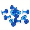 9pcs/set 3 Sizes Car Dent Repair Tools Paintless Dent Puller Kit Auto Body Paint Suction Cup Adhesive Blue Glue Tabs