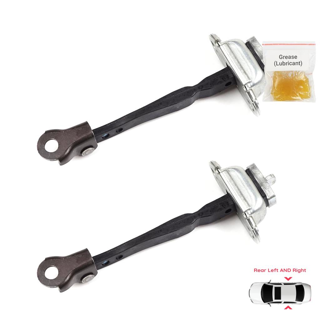 EDP1253-1 2 Pieces Rear Left AND Right Door Catch Hinge Brake Stop Check Strap Limiter for Renault Kadjar Nissan Qashqai MK2 J11 824304EA0A