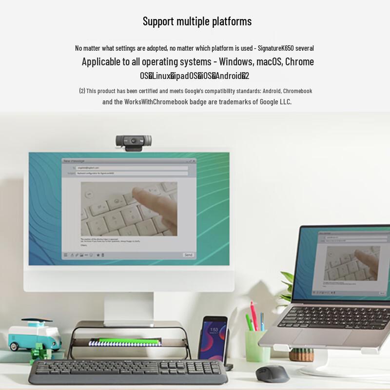 Logitech K650 Wireless Bluetooth Dual Mode Office Keyboard