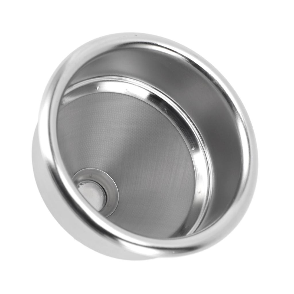 58mm Portafilter Basket Stainless Steel Fine Mesh Tapered Coffee Filter Basket for Bottomless