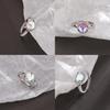 Elegant And Simple Copper Cat Ring With Rainbow Moonstone Fashionable Accessory Hand