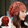 Flower Knit Beanies Single Layer Weave Cap Retro Crochet Hollow Knitted Hat  Outdoor