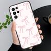 Pink Bow Aesthetic Coequtte Funda Phone Case For Samsung Galaxy S26 S25 S24 S23 S22 Ultra S23 S22 S25 Plus S24 FE S26Edge