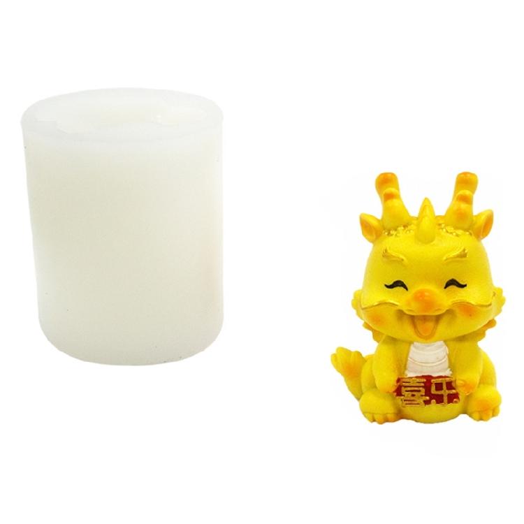 Cartoon Zodiac Dragon Shaped Silicone Mold Fondant Chocolate Mould DIY Cake Dessert Mould Home Baking DIY Supplies