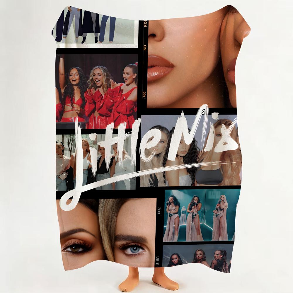Band L Little M Mix Throw Flannel Throw Blanket Suitable for Sofa Living Room Bedroom 75cmx90cm