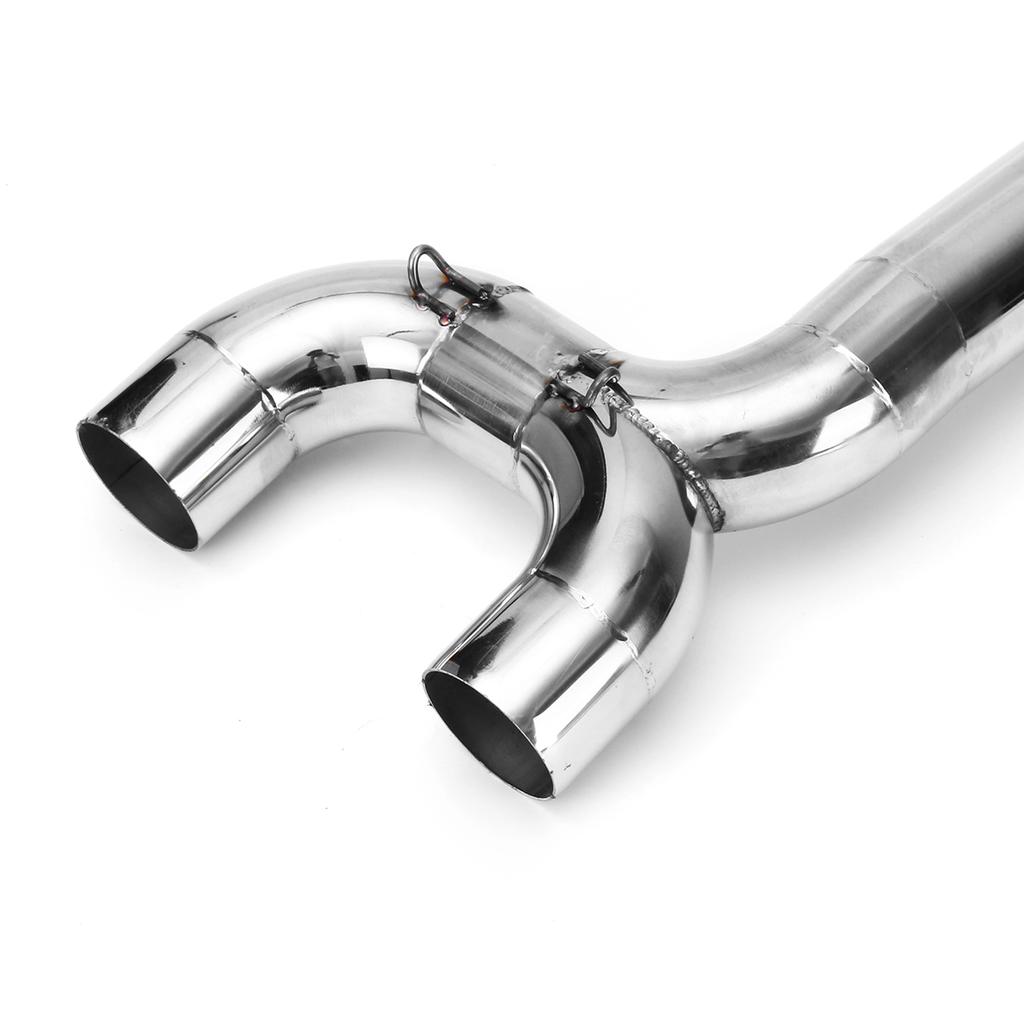 Slip On FZ6 FZ6N FZ6S Exhaust Muffler Tips Connect Link Pipe Kit For Yamaha FZ6 