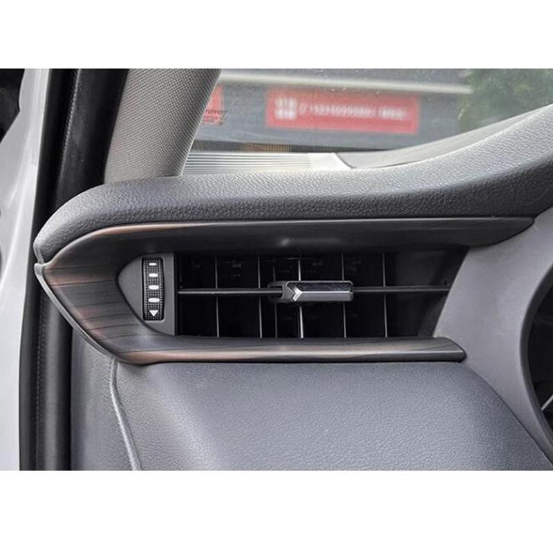 For Toyota Venza/Harrier    2024 Car Interior Side Left+Right Air Condition Outlet Vent Trim Cover Frame Sticker