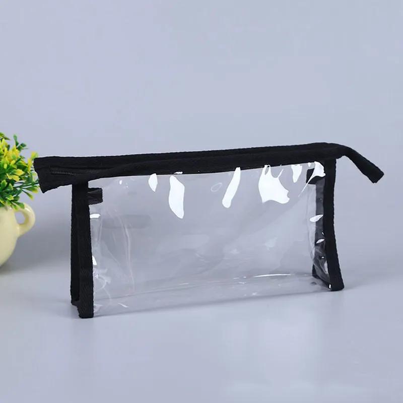 

Cosmetic large Make Up Case Compartments Brush Travel Leather Toiletry Women Beauty Organizer Transparent Waterproof Pouch FMT2069 Customize