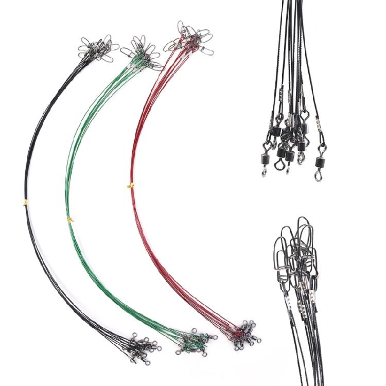 Fishing Wire Leader Line Rig Fishing Leaders Saltwater Fishing Tackle Fishing Rigs High Strength Wire Leader for Lures