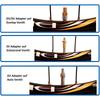 15pcs Copper Bicycle Valve Adapter Set Bike Tire Pump Adapter Kit Inflator Pump Accessory Valve Adapter SV AV DV Bicycle Valve